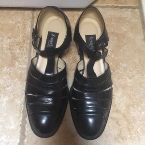 Black one inch heels